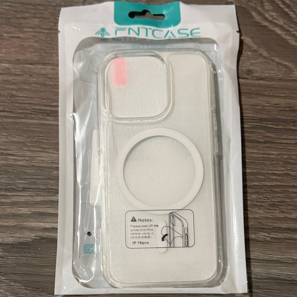 Clear MagSafe-Compatible iPhone 16 Pro Case